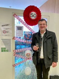 Unser Direktor feierte seinen 50. Geburtstag